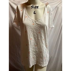 NWT VS PINK Pizza V Neck Tee